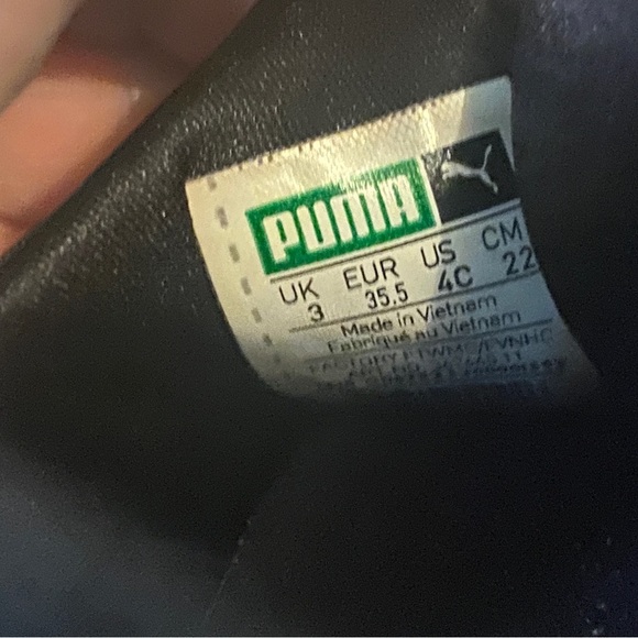 Puma Ignite Shoes Size 4C Girls Lace Blue Pink Black Sneaker Running Wal… - Picture 3 of 6